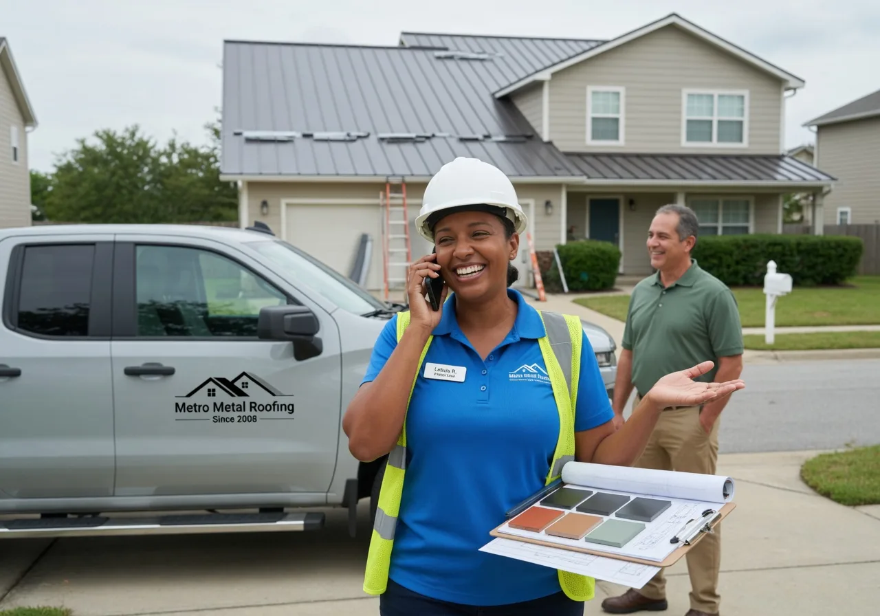 Storm Damage Metal Roof Repair in Luthersburg, PA